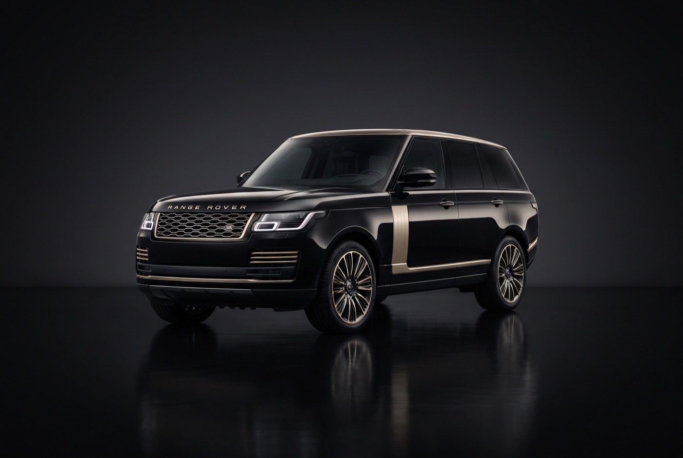 Black luxury full-size SUV